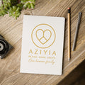 AZIYIA Softcover Journal | Peace. Love. Unity. One Human Family.