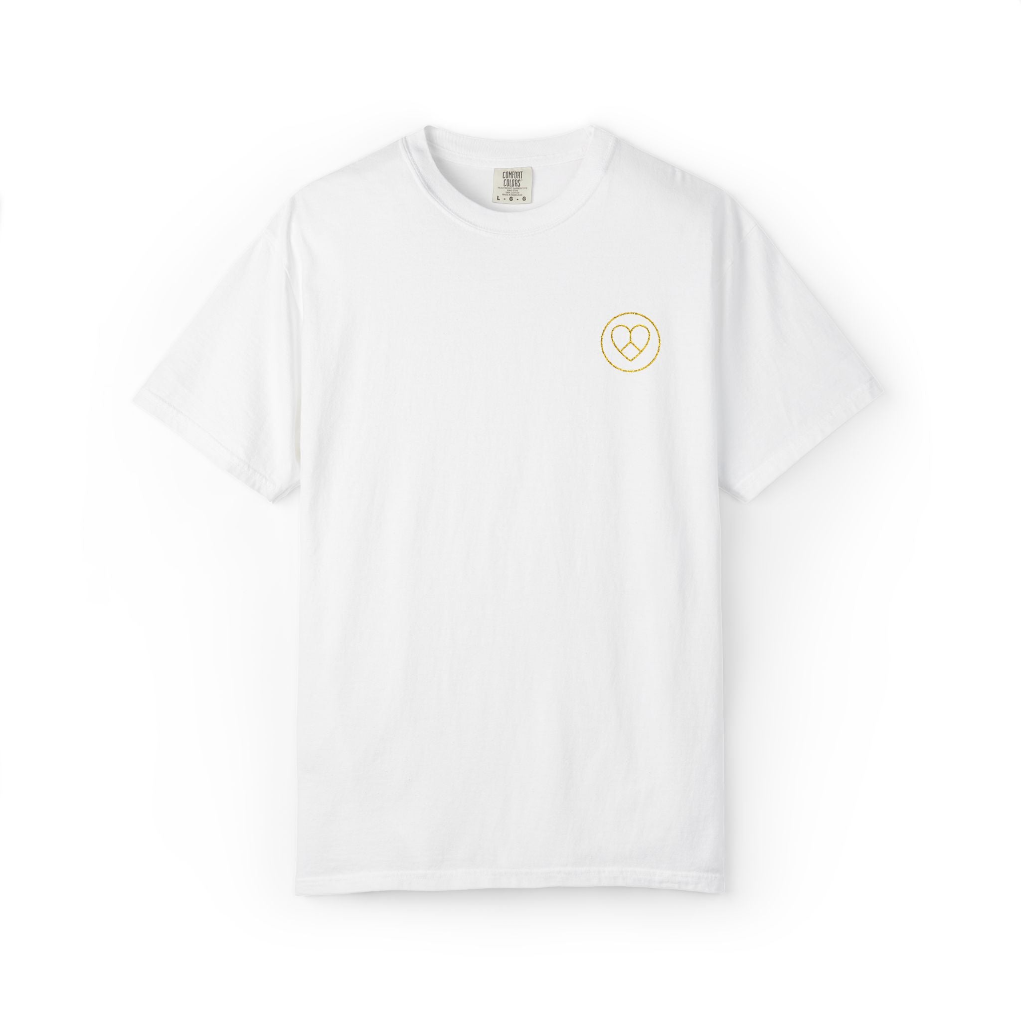AZIYIA Signature Embroidered Logo T-Shirt | Peace • Love • Unity | Premium Unisex Tee
