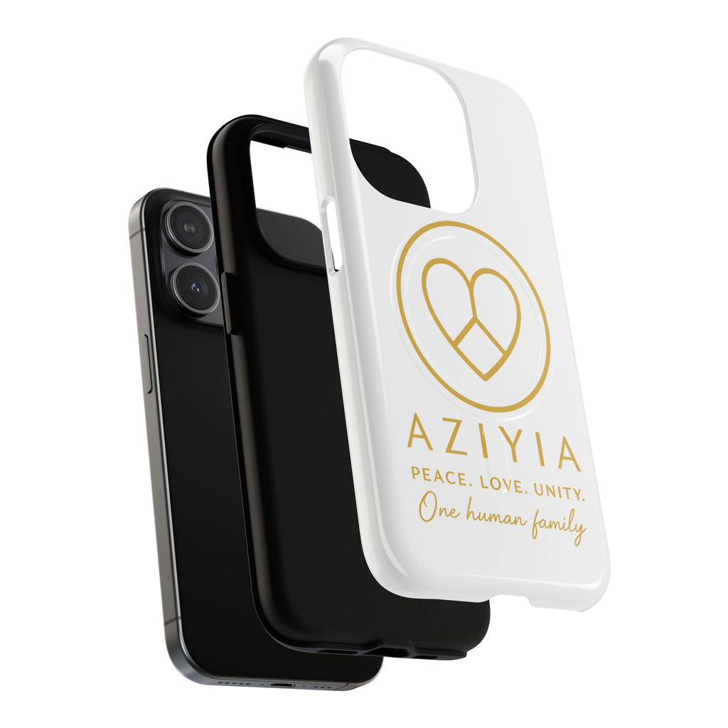 AZIYIA Signature Magnetic Phone Case | Peace. Love. Unity. One Human Family.