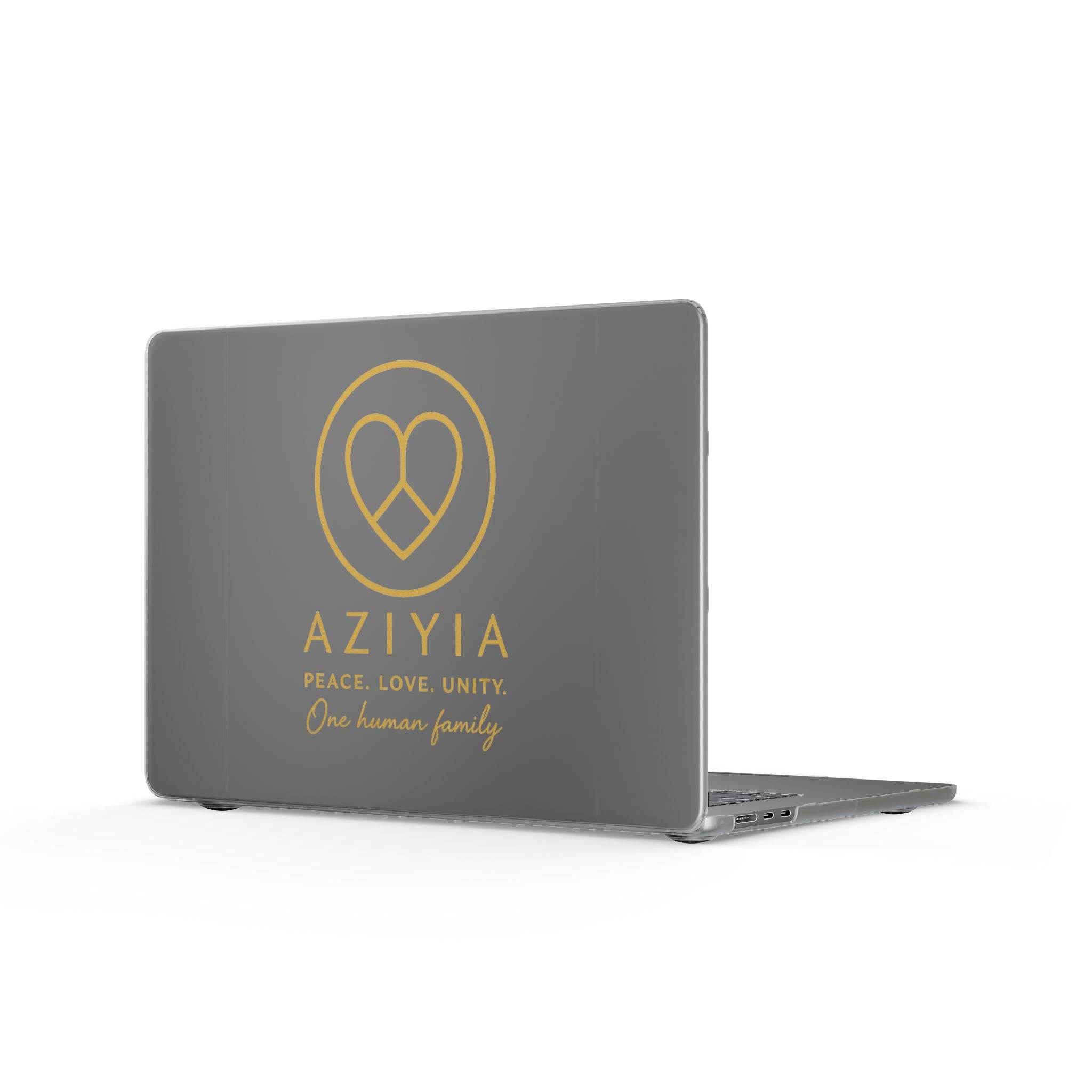 AZIYIA Matte MacBook Case | Peace. Love. Unity. One Human Family.