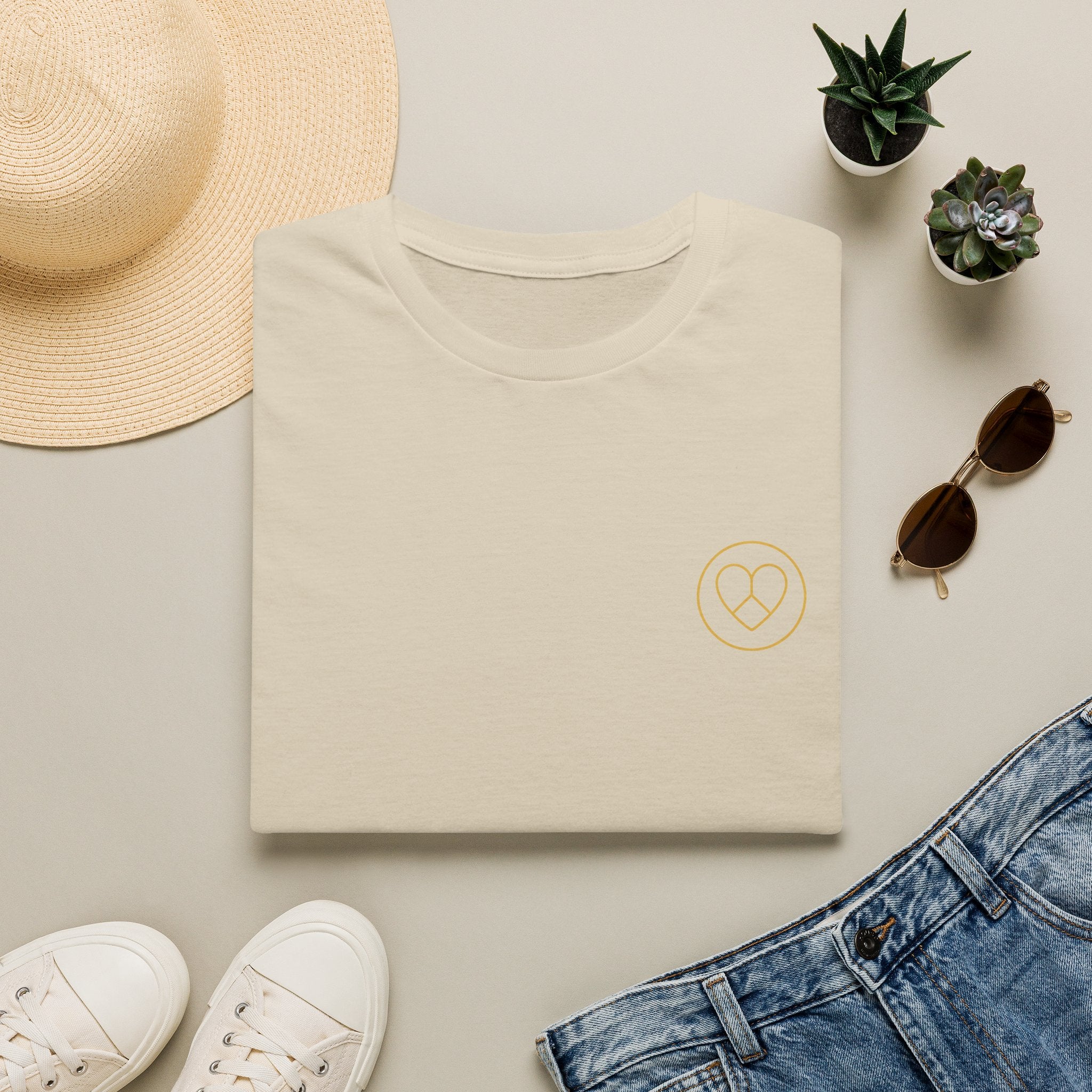 AZIYIA Signature Logo T-Shirt | Peace • Love • Unity | Premium Unisex Tee