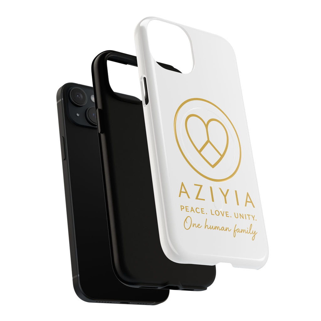 AZIYIA Signature Magnetic Phone Case | Peace. Love. Unity. One Human Family.