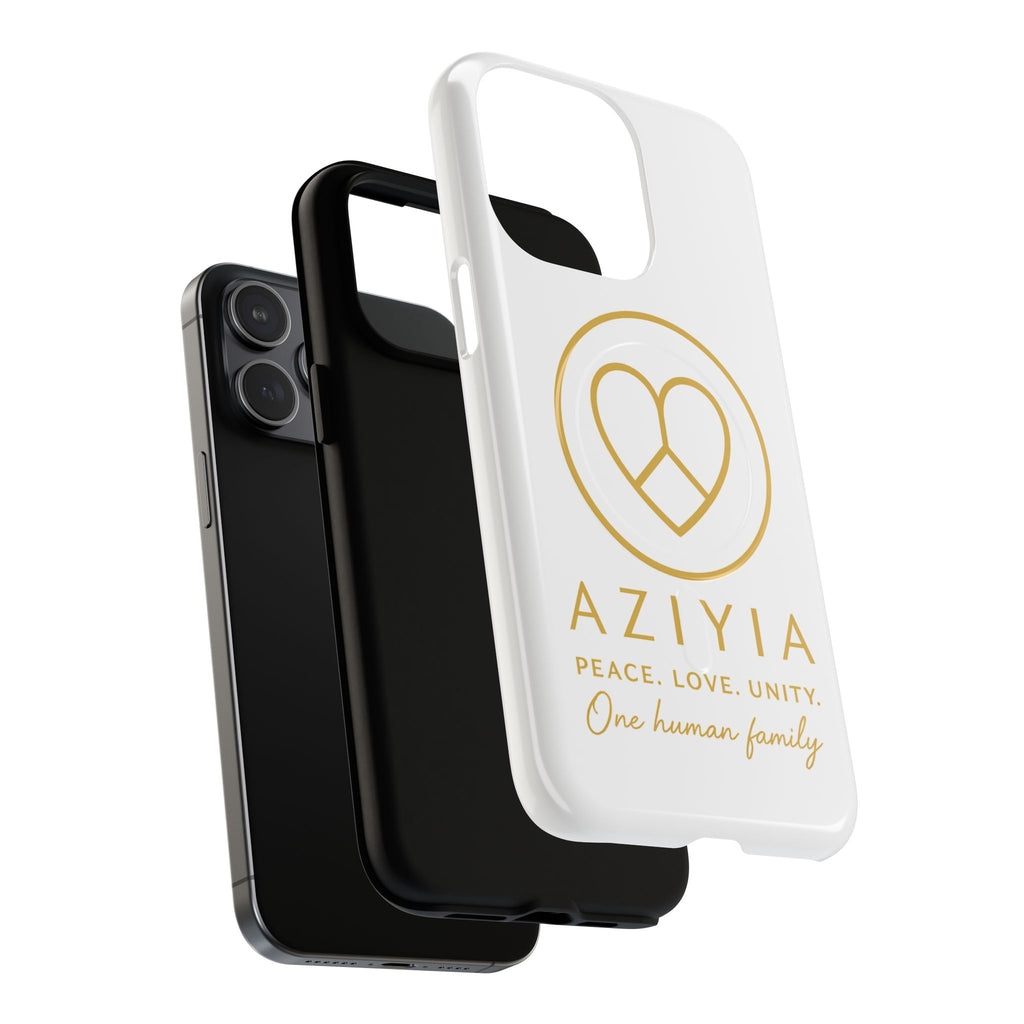 AZIYIA Signature Magnetic Phone Case | Peace. Love. Unity. One Human Family.