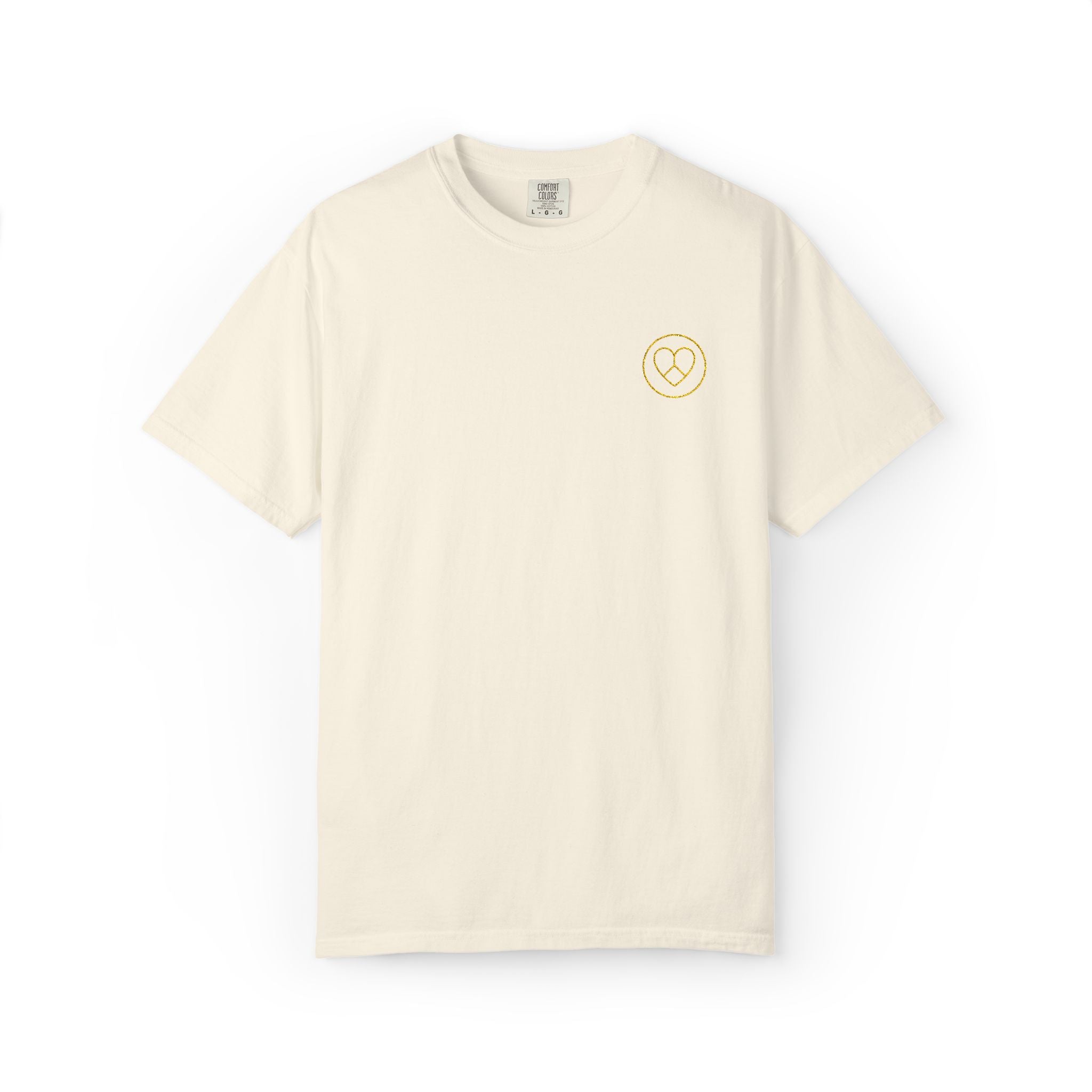 AZIYIA Signature Embroidered Logo T-Shirt | Peace • Love • Unity | Premium Unisex Tee