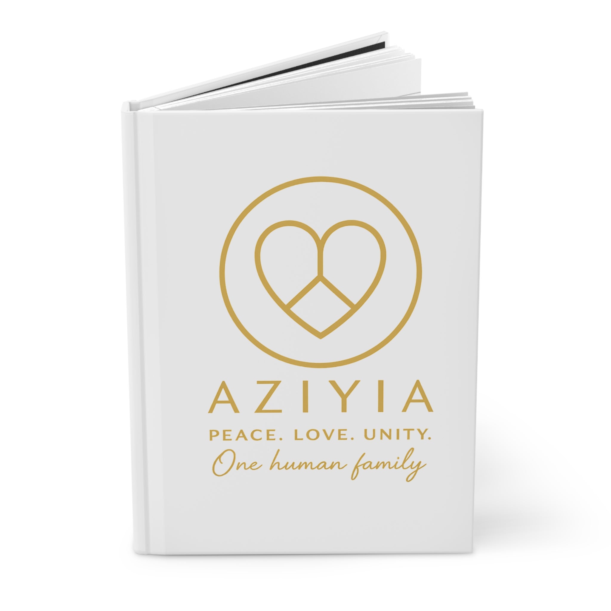 AZIYIA Signature Journal | Peace. Love. Unity. One Human Family.