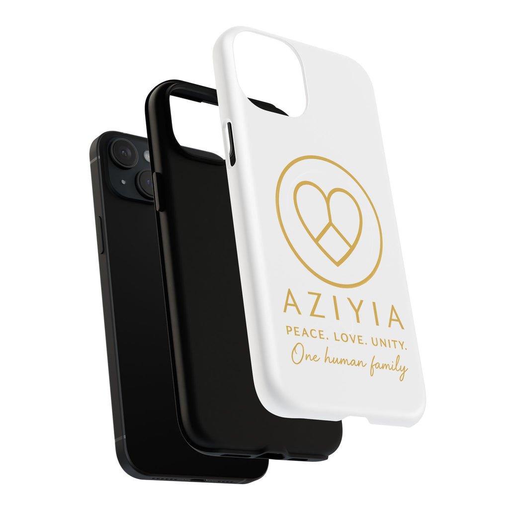 AZIYIA Signature Magnetic Phone Case | Peace. Love. Unity. One Human Family.