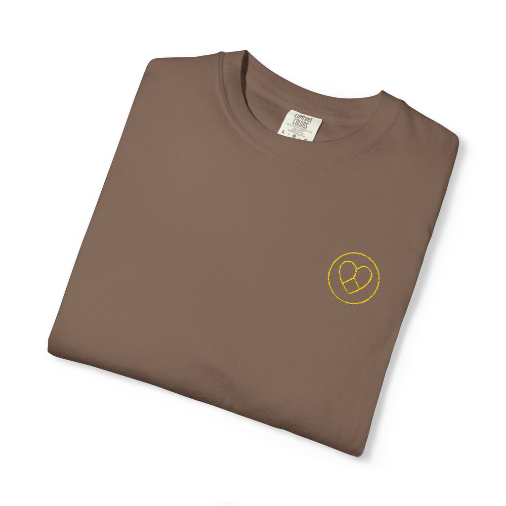AZIYIA Signature Embroidered Logo T-Shirt | Peace • Love • Unity | Premium Unisex Tee
