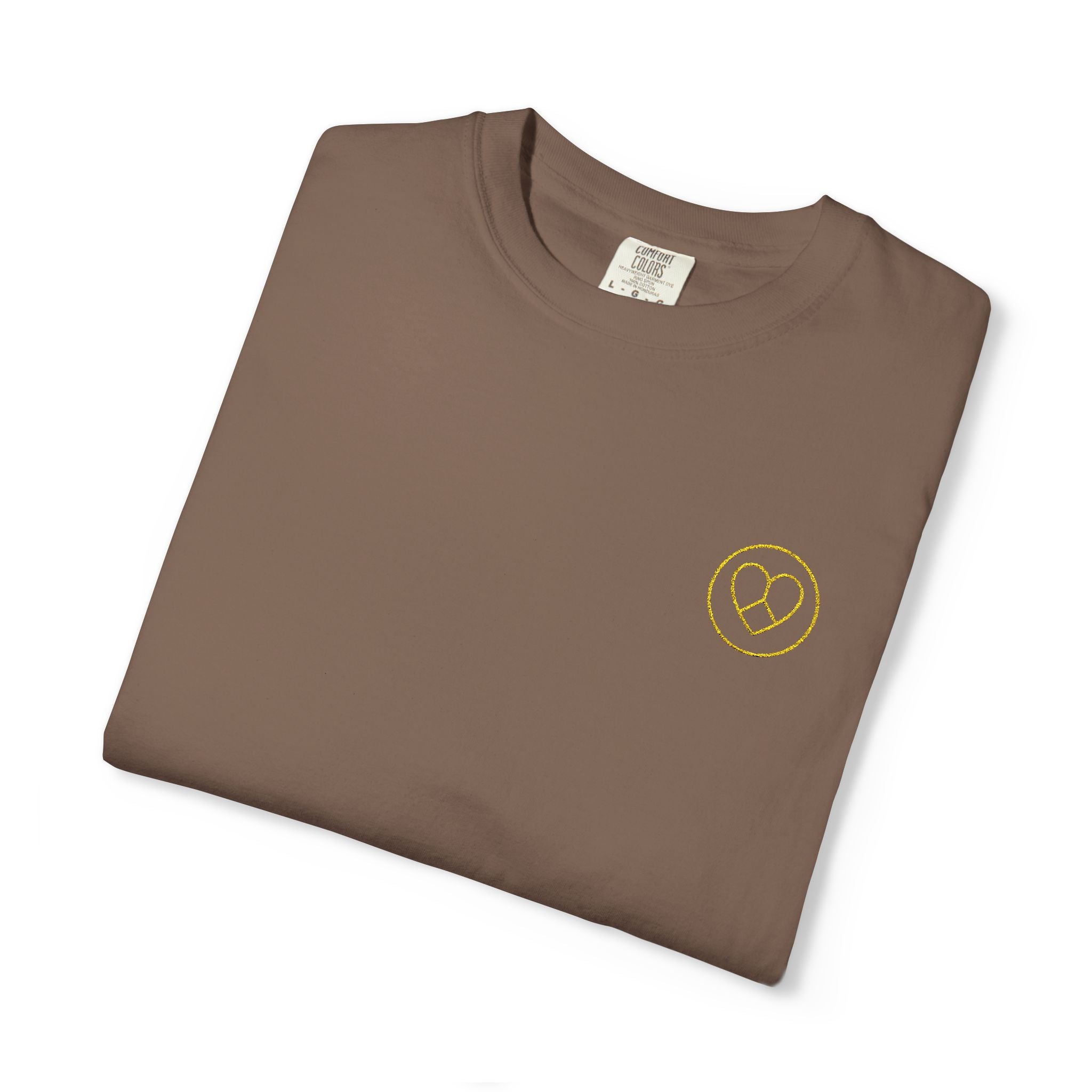 AZIYIA Signature Embroidered Logo T-Shirt | Peace • Love • Unity | Premium Unisex Tee
