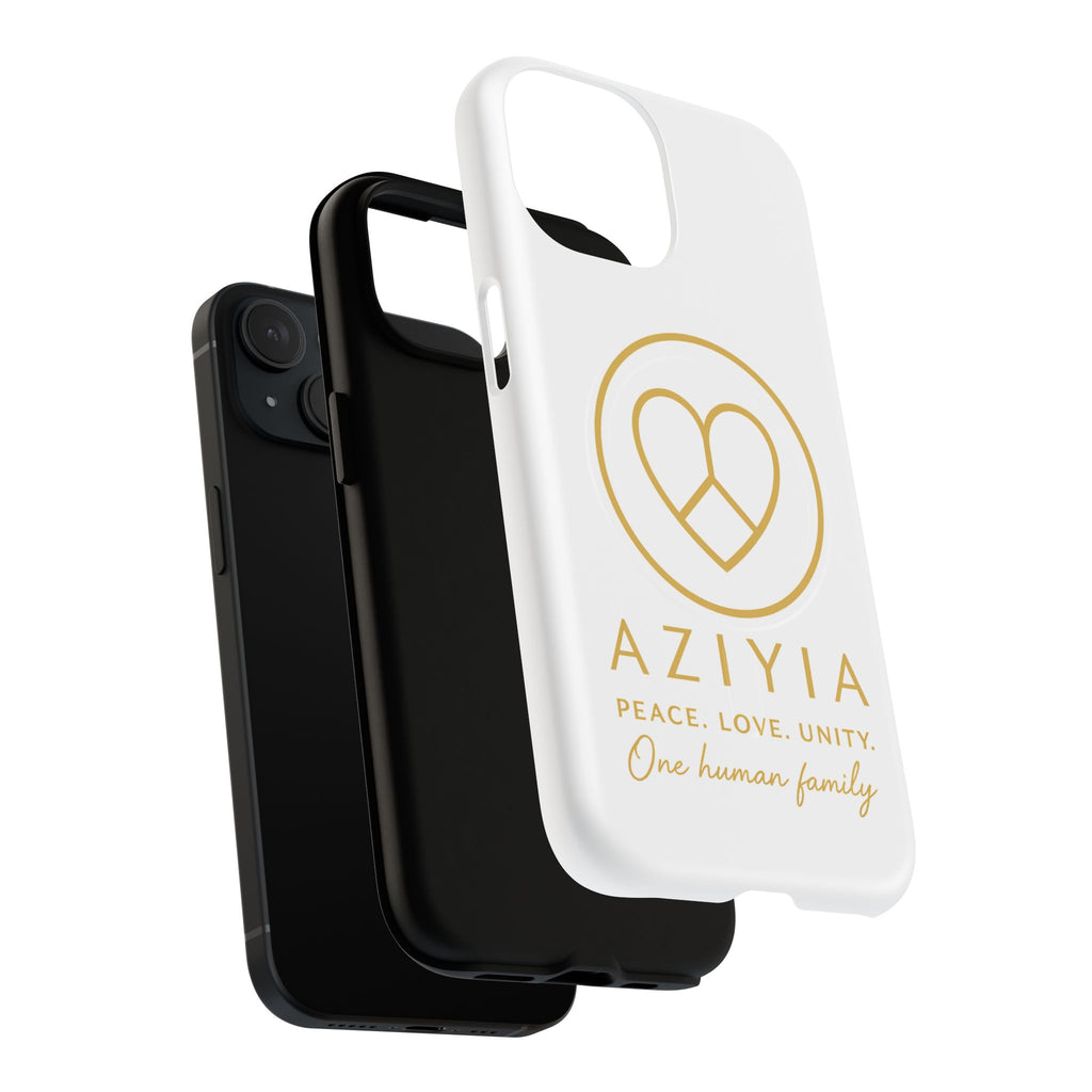 AZIYIA Signature Magnetic Phone Case | Peace. Love. Unity. One Human Family.