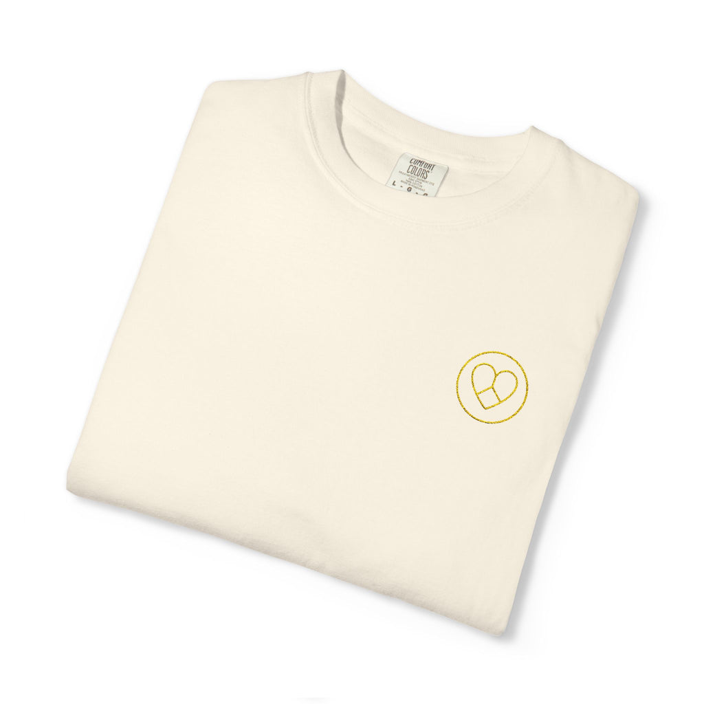 AZIYIA Signature Embroidered Logo T-Shirt | Peace • Love • Unity | Premium Unisex Tee