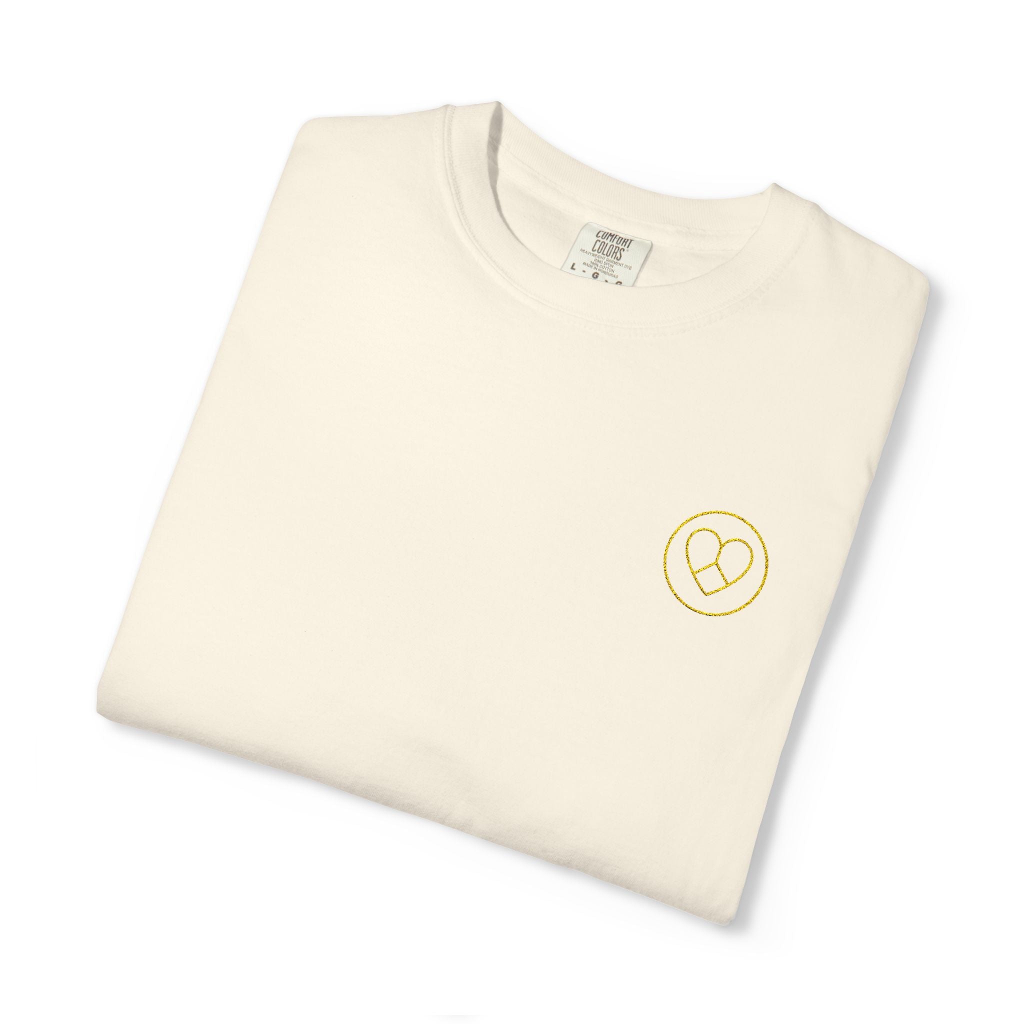 AZIYIA Signature Embroidered Logo T-Shirt | Peace • Love • Unity | Premium Unisex Tee