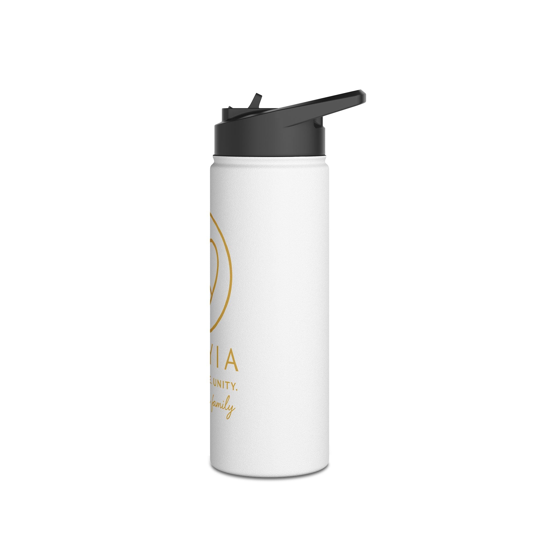 AZIYIA Stainless Steel Water Bottle – Peace, Love, Unity | Insulated Reusable Bottle