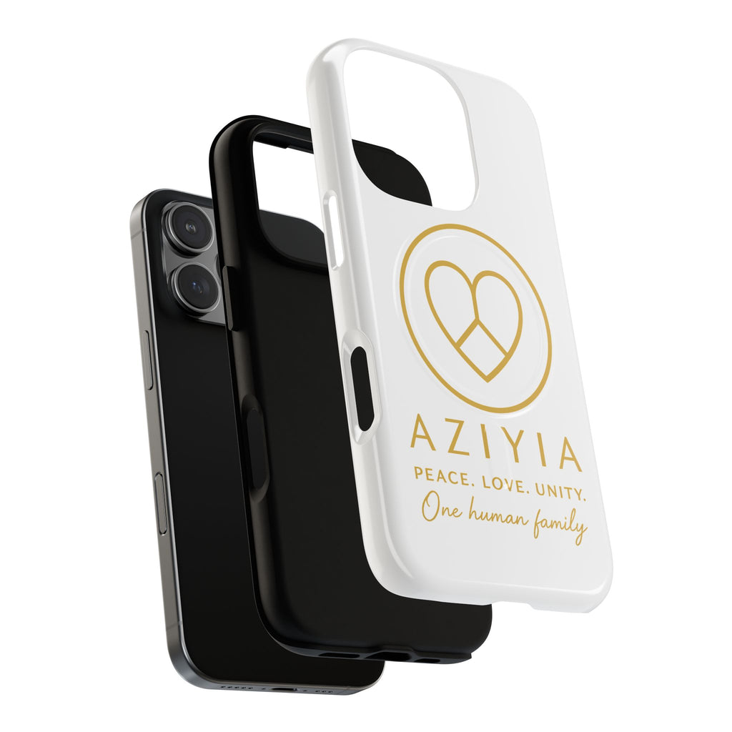 AZIYIA Signature Magnetic Phone Case | Peace. Love. Unity. One Human Family.