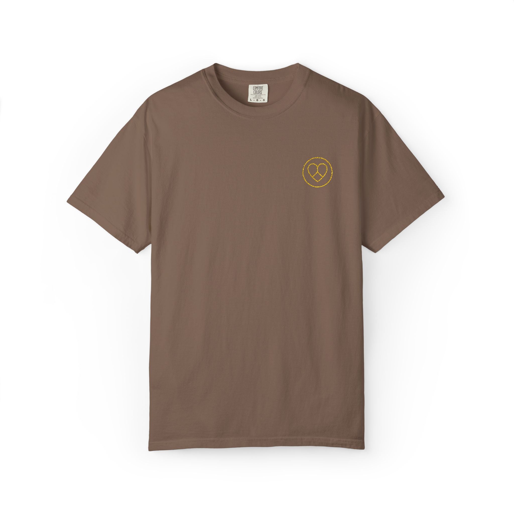 AZIYIA Signature Embroidered Logo T-Shirt | Peace • Love • Unity | Premium Unisex Tee