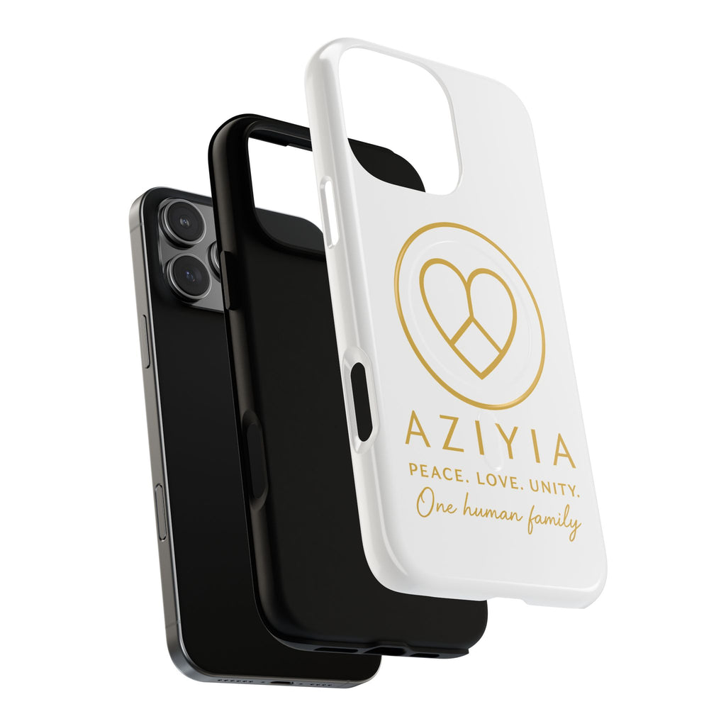 AZIYIA Signature Magnetic Phone Case | Peace. Love. Unity. One Human Family.