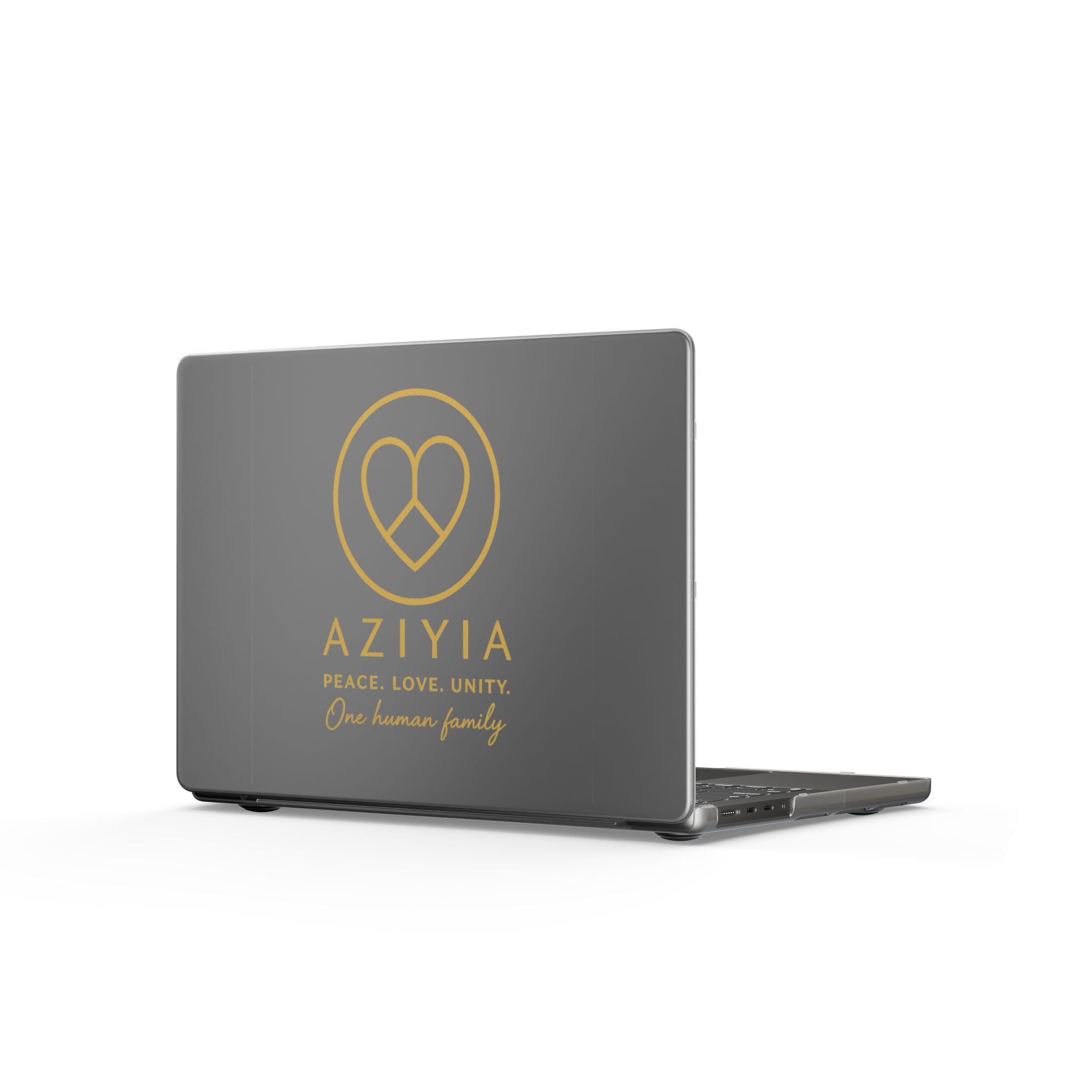 AZIYIA Matte MacBook Case | Peace. Love. Unity. One Human Family.