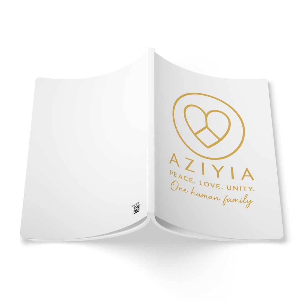 AZIYIA Softcover Journal | Peace. Love. Unity. One Human Family.