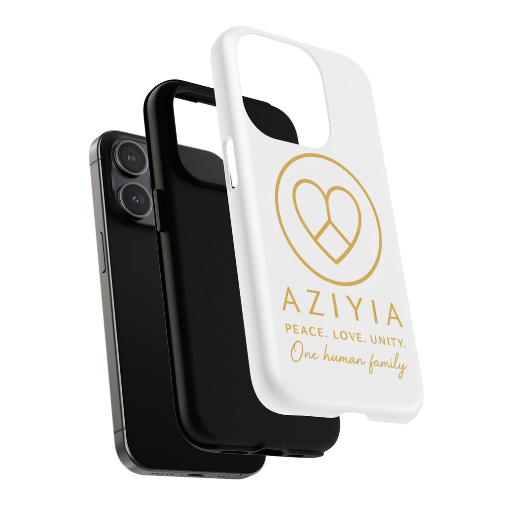 AZIYIA Signature Magnetic Phone Case | Peace. Love. Unity. One Human Family.