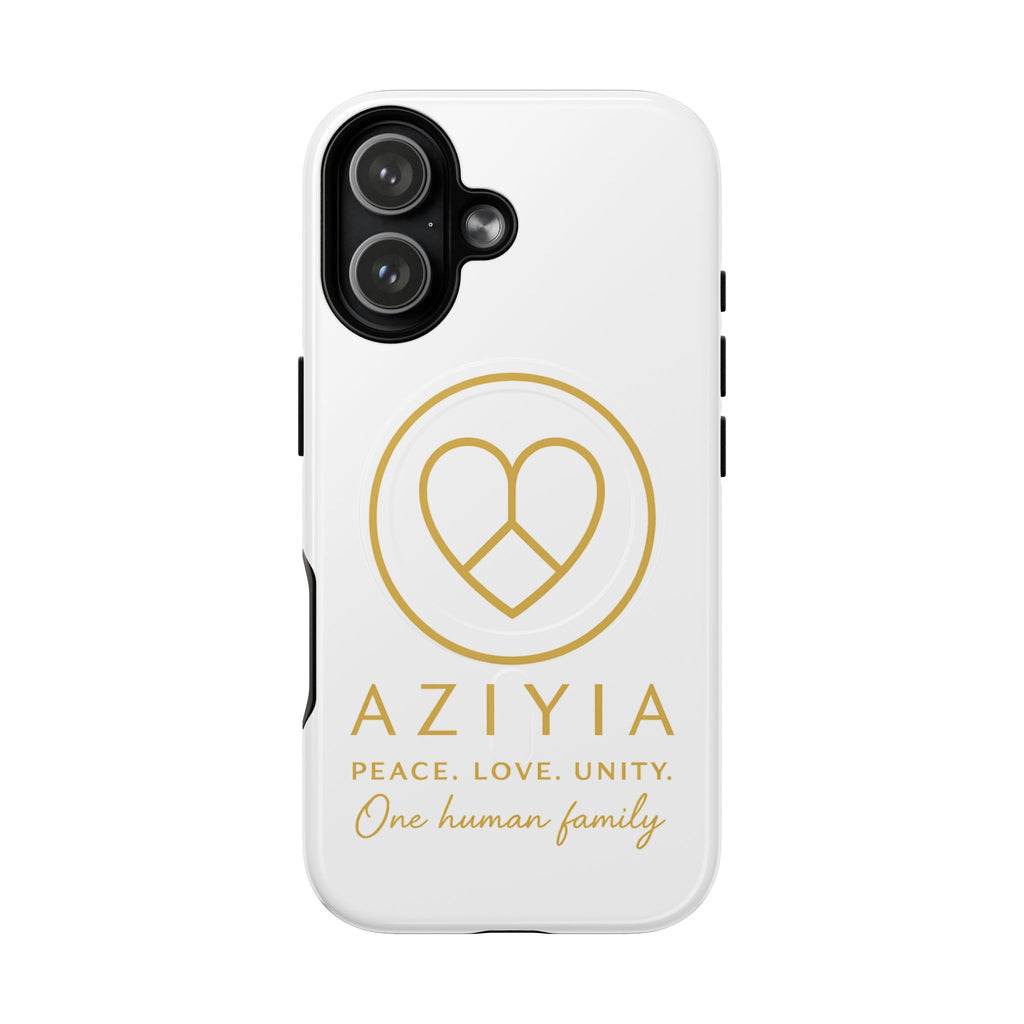AZIYIA Signature Magnetic Phone Case | Peace. Love. Unity. One Human Family.