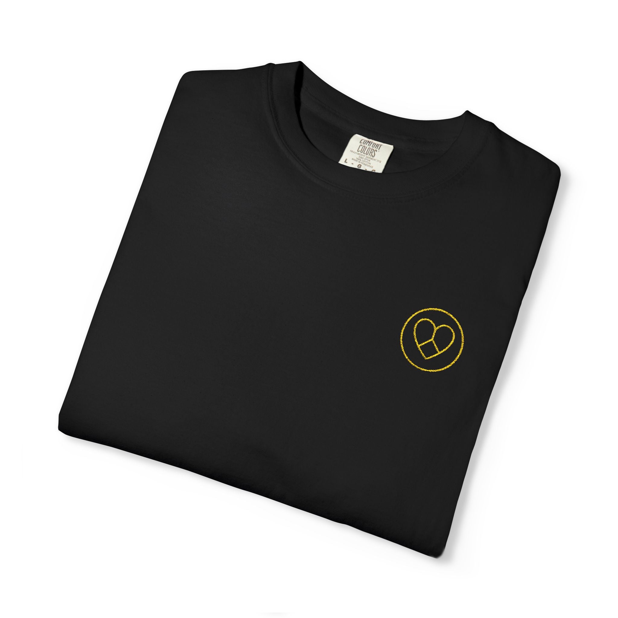 AZIYIA Signature Embroidered Logo T-Shirt | Peace • Love • Unity | Premium Unisex Tee
