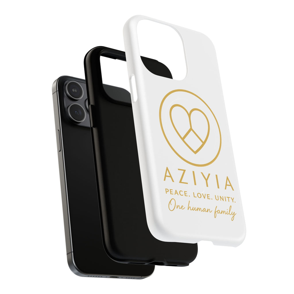 AZIYIA Signature Magnetic Phone Case | Peace. Love. Unity. One Human Family.