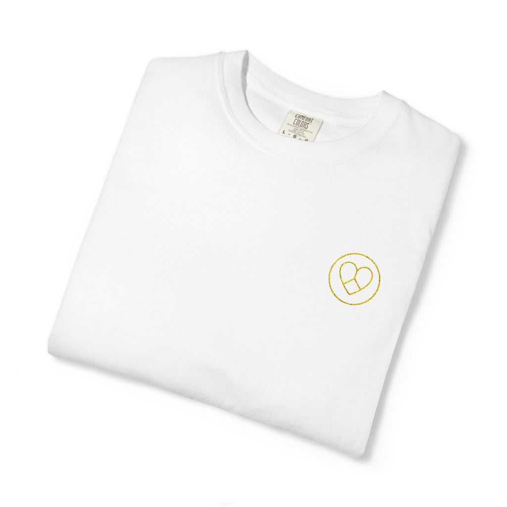 AZIYIA Signature Embroidered Logo T-Shirt | Peace • Love • Unity | Premium Unisex Tee