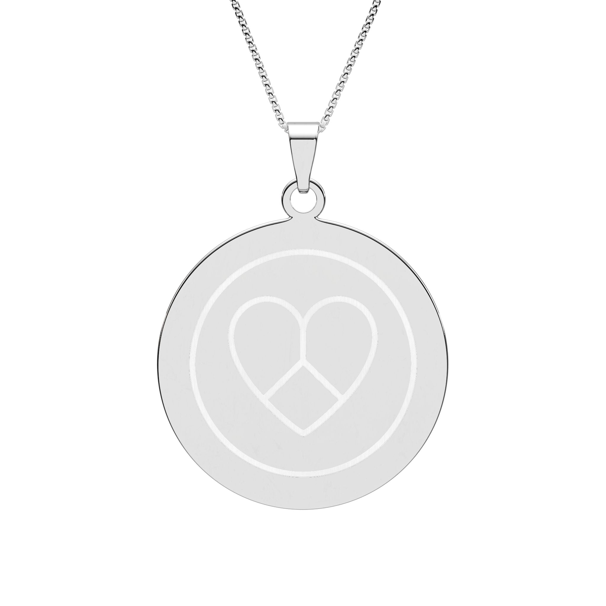 AZIYIA Signature Pendant Necklace | Peace. Love. Unity. One Human Family.
