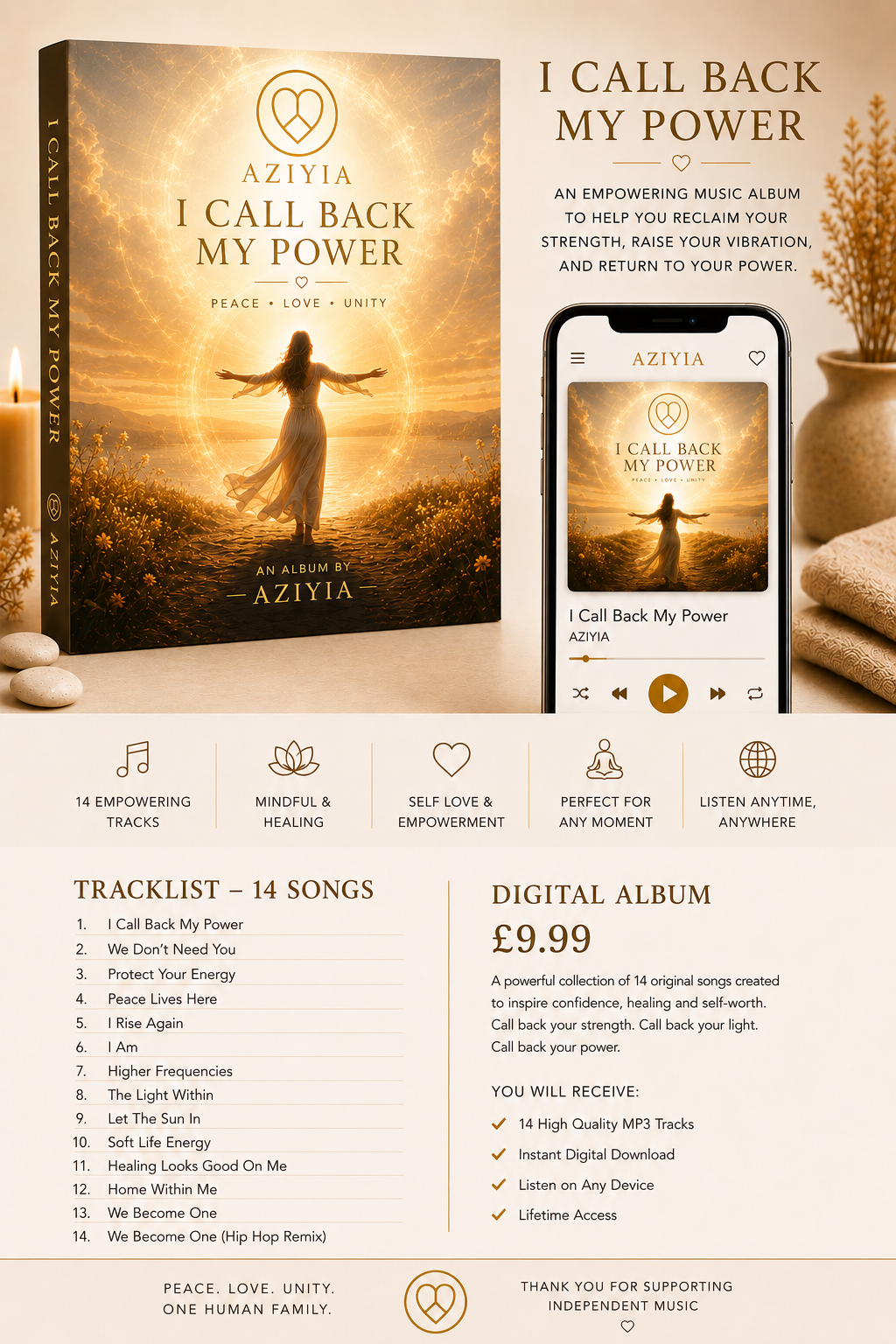 I Call Back My Power Album  - Digital Album