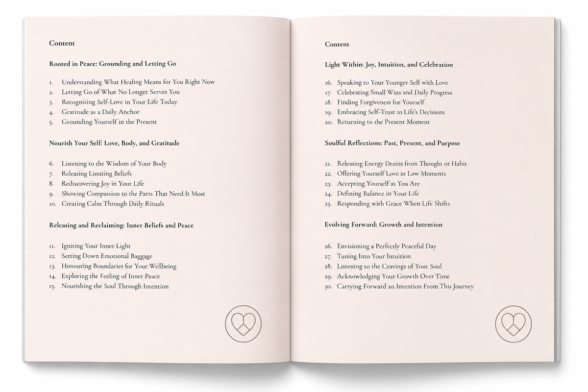 AZIYIA : 3 Minutes for Me: A 30-Day Journal for Calm, Clarity & Connection