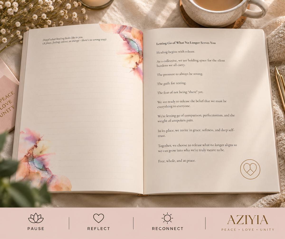 AZIYIA : 3 Minutes for Me: A 30-Day Journal for Calm, Clarity & Connection